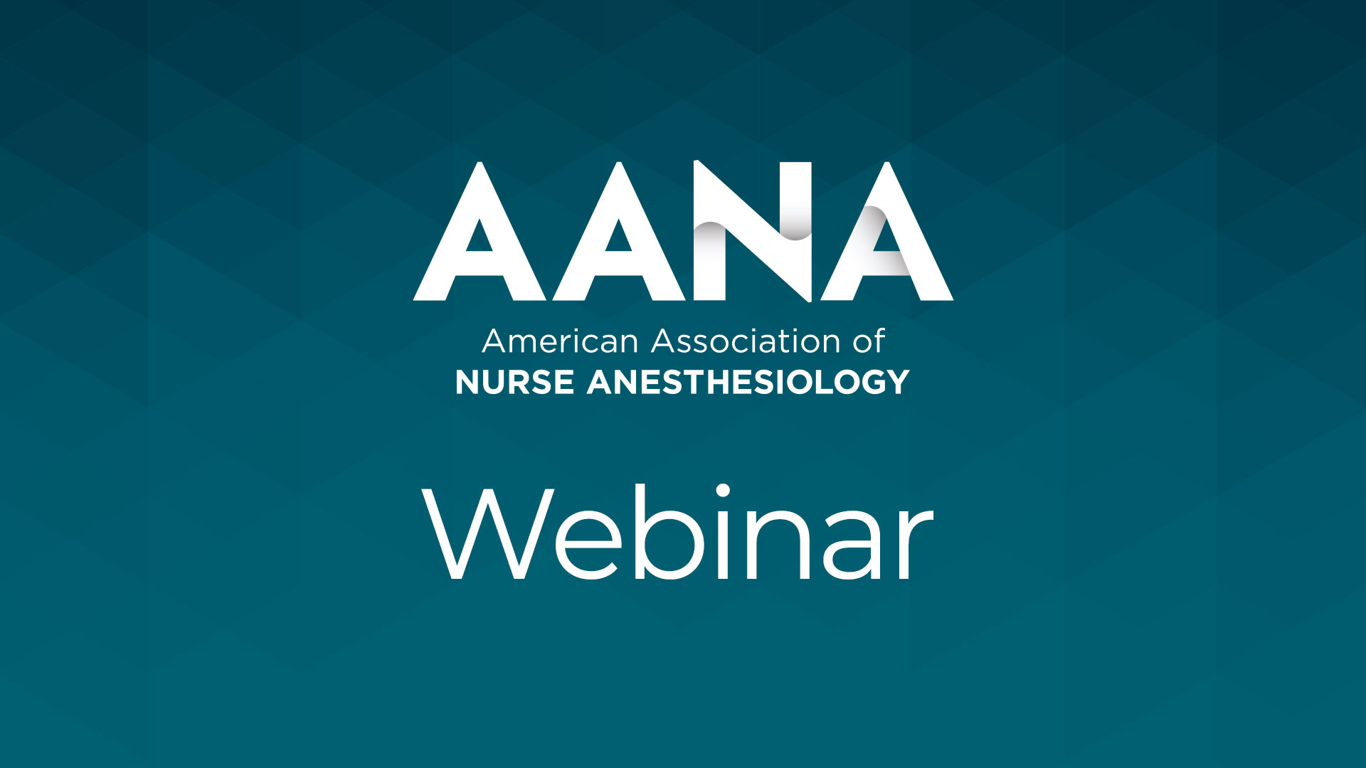 AANA webinar