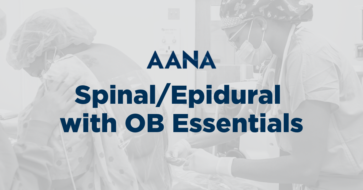 Spinal/Epidural with Obstetric Essentials Workshop