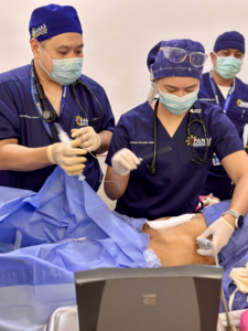 CRNAs from FANAS with a patient.