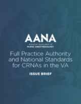 Thumbnail image of the Full Practice Authority and National Standards for CRNAs in the VA