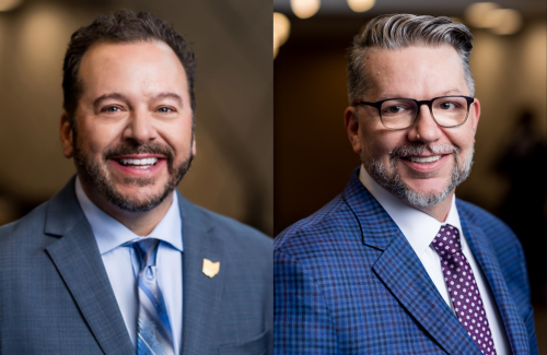 Headshots of Jeff Molter & Bill Bruce