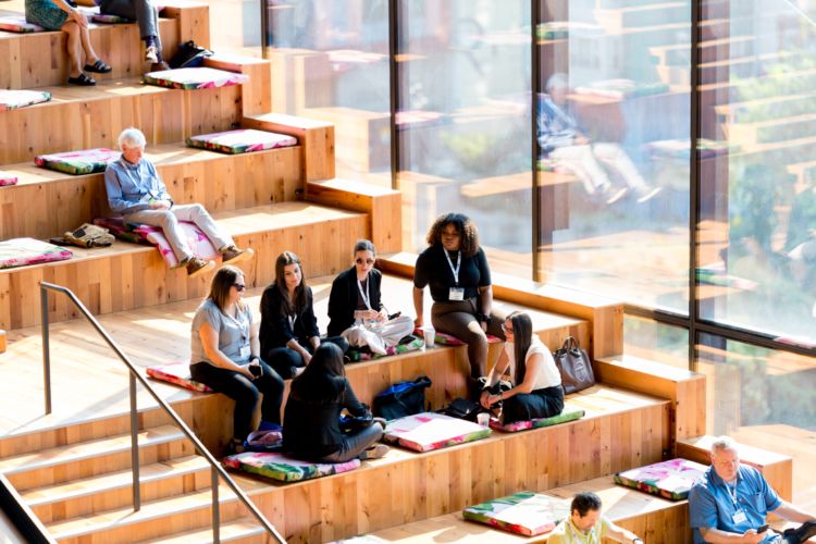 AANA members taking a break at AANA Congress 2023.